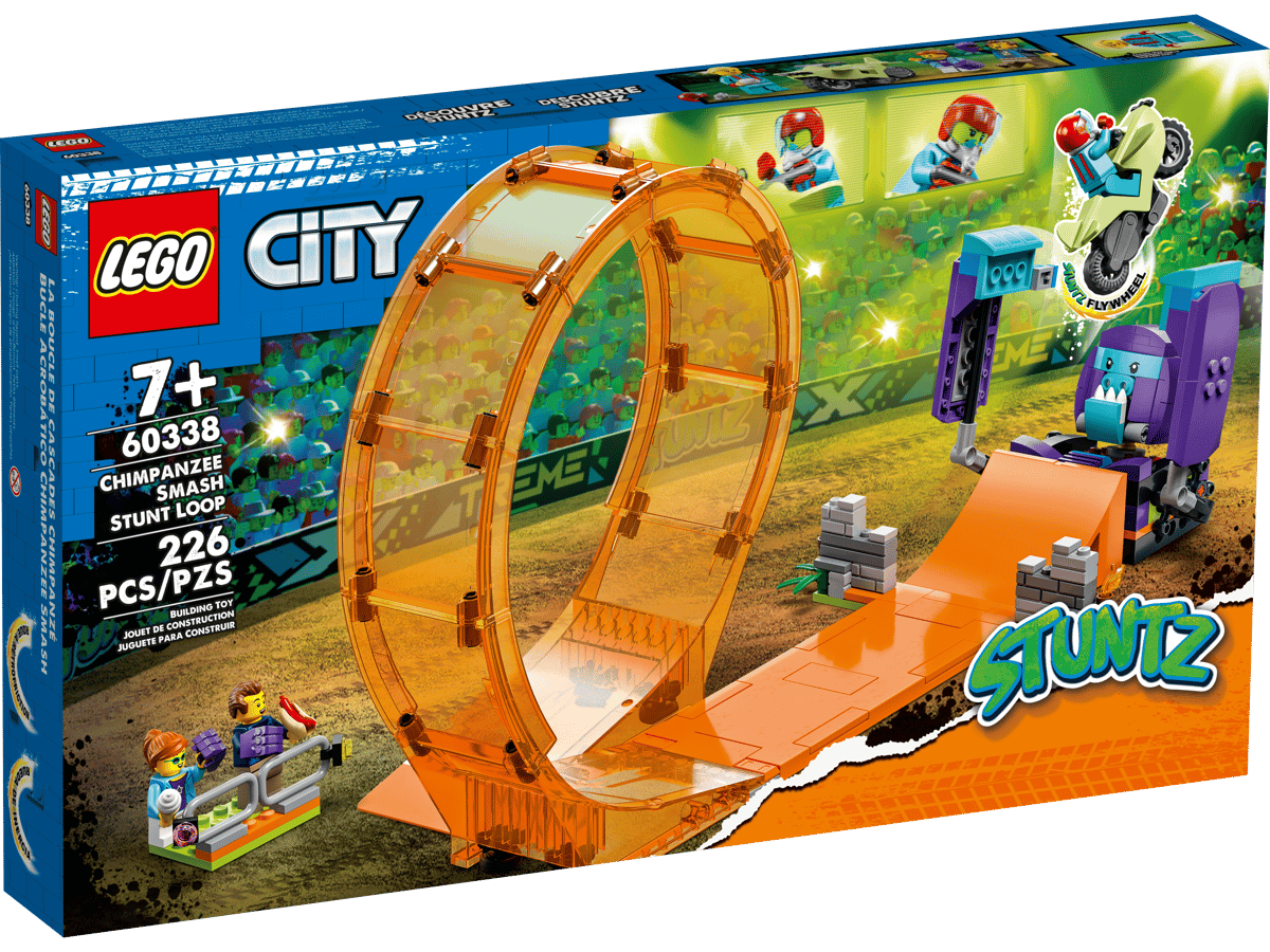 LEGO City Stuntz Chimpansee stuntlooping 60338