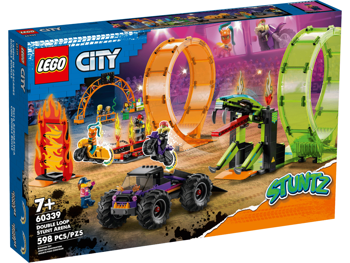LEGO City Stuntz Dubbele looping stuntarena - 60339