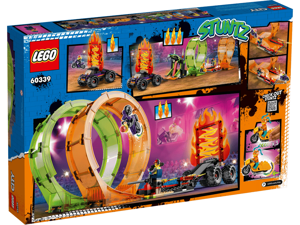 LEGO City Stuntz Dubbele looping stuntarena - 60339