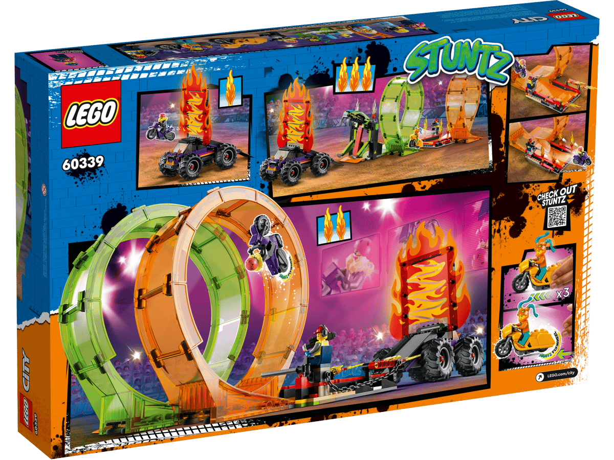 LEGO City Stuntz Dubbele looping stuntarena - 60339