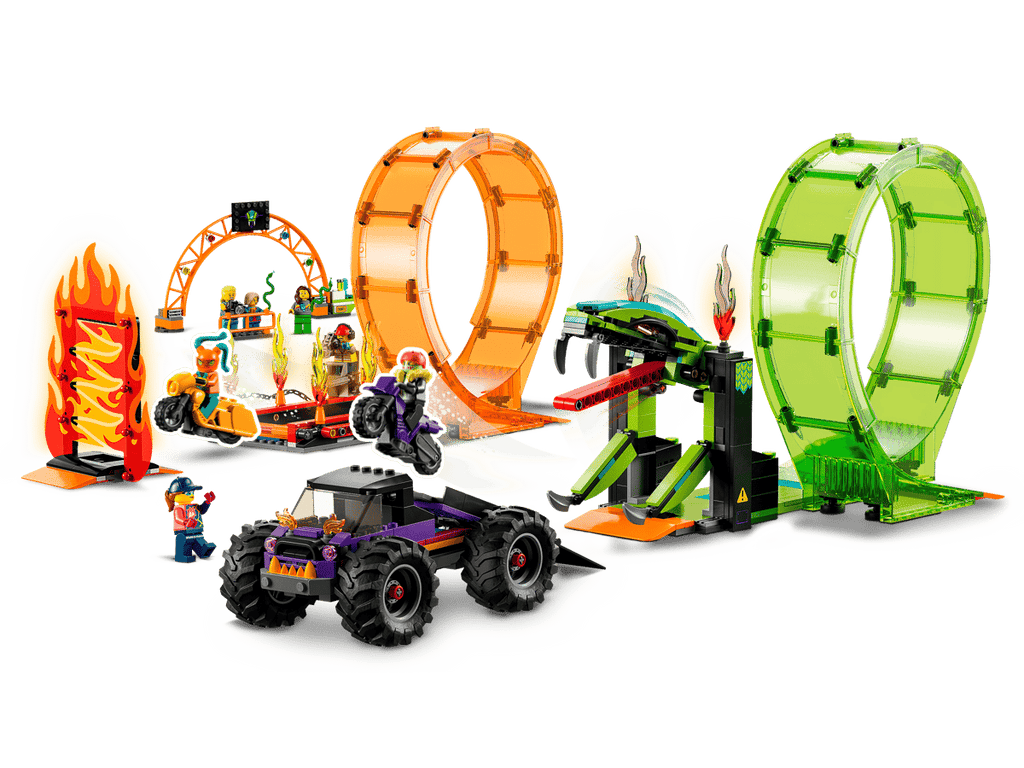 LEGO City Stuntz Dubbele looping stuntarena - 60339