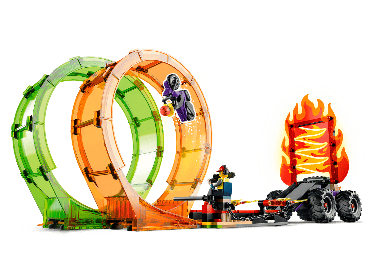 LEGO City Stuntz Dubbele looping stuntarena - 60339