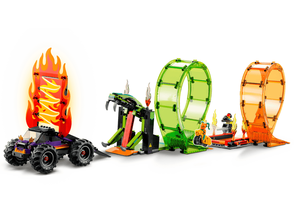 LEGO City Stuntz Dubbele looping stuntarena - 60339