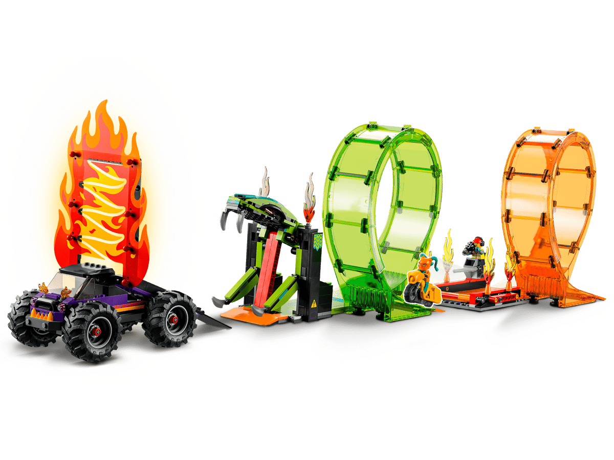 LEGO City Stuntz Dubbele looping stuntarena - 60339