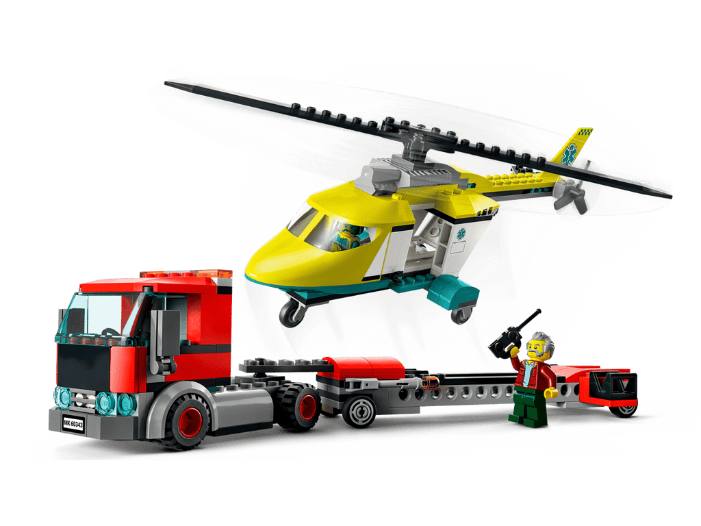 LEGO City Reddingshelikopter Transport - 60343