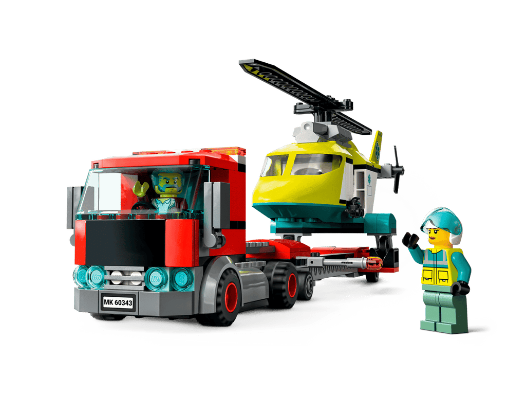 LEGO City Reddingshelikopter Transport - 60343