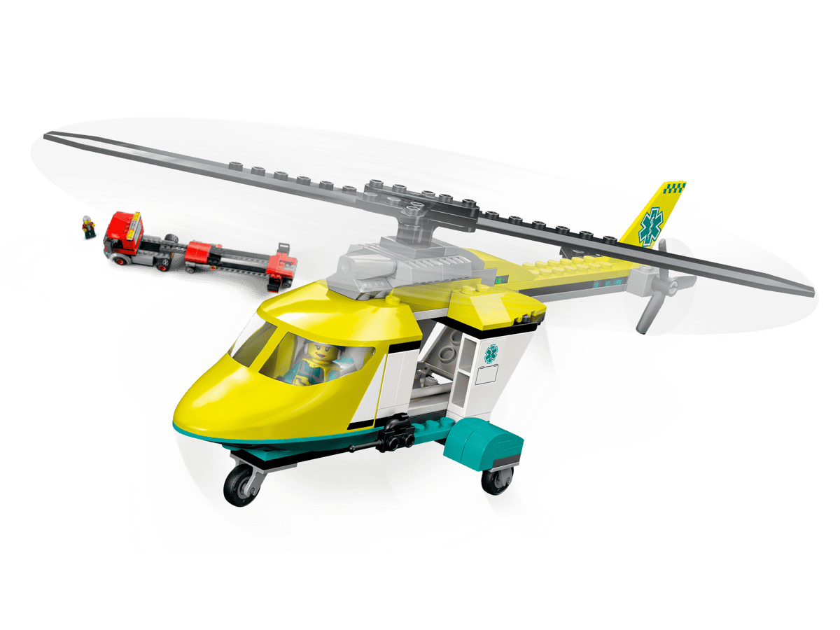 LEGO City Reddingshelikopter Transport - 60343