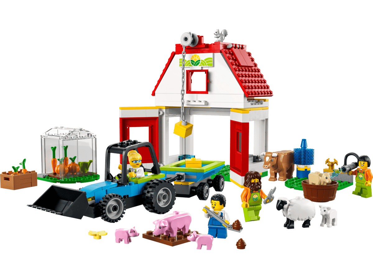 LEGO City Farm Schuur en boerderijdieren - 60346