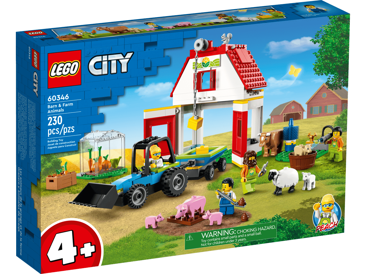 LEGO City Farm Schuur en boerderijdieren - 60346