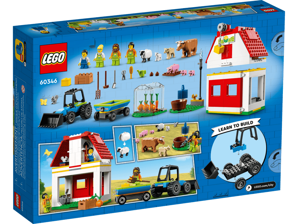 LEGO City Farm Schuur en boerderijdieren - 60346