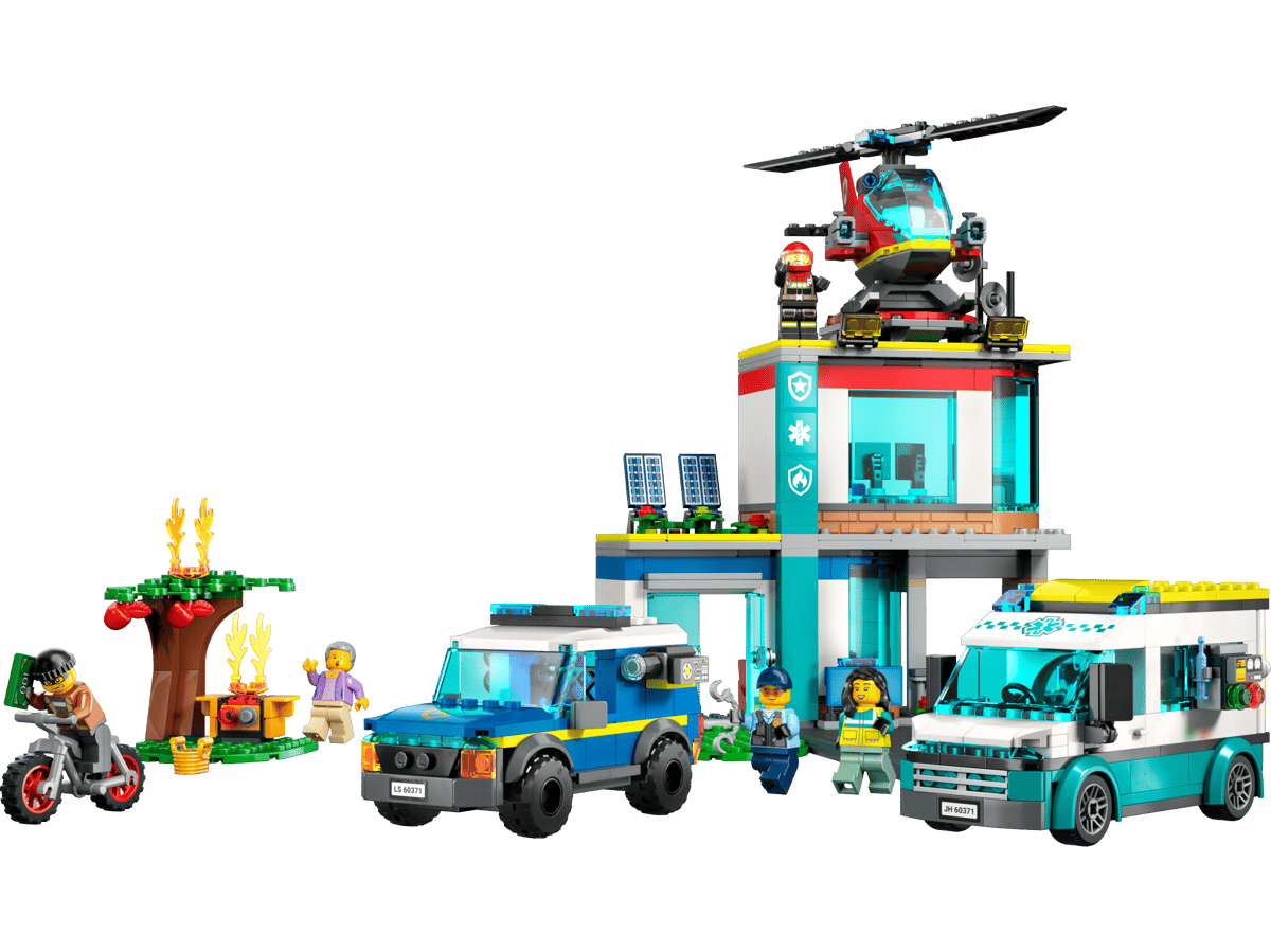 LEGO City Hoofdkwartier van hulpdienstvoertuigen - 60371