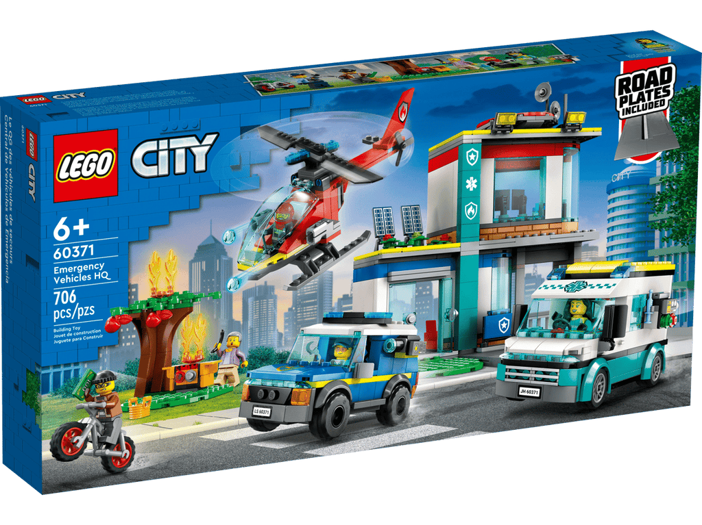 LEGO City Hoofdkwartier van hulpdienstvoertuigen - 60371
