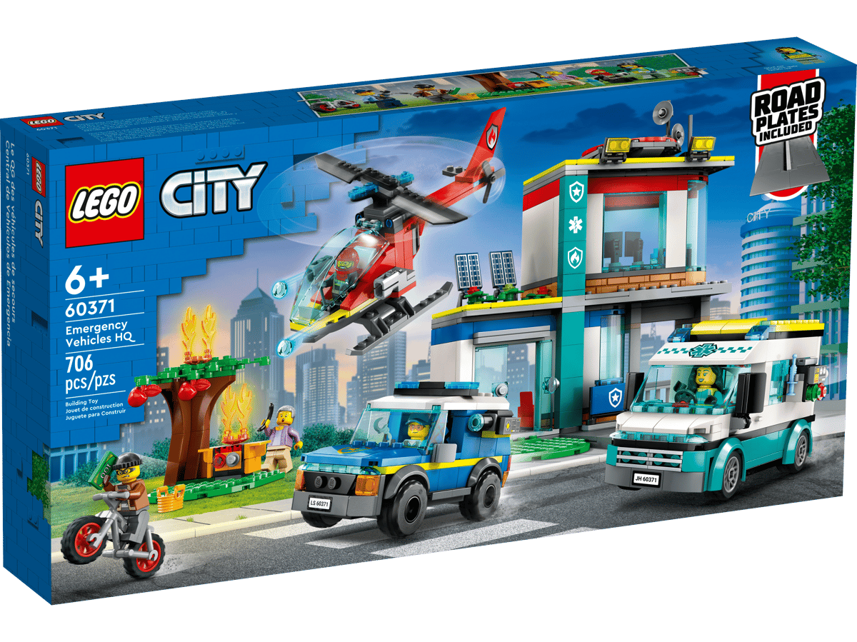 LEGO City Hoofdkwartier van hulpdienstvoertuigen - 60371