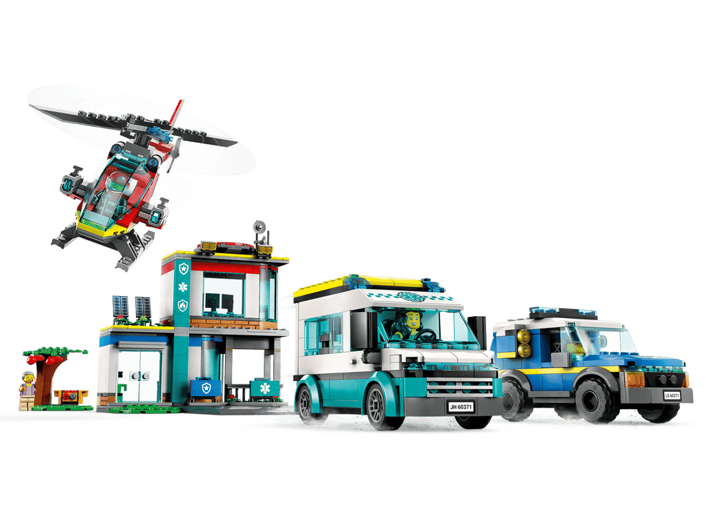 LEGO City Hoofdkwartier van hulpdienstvoertuigen - 60371