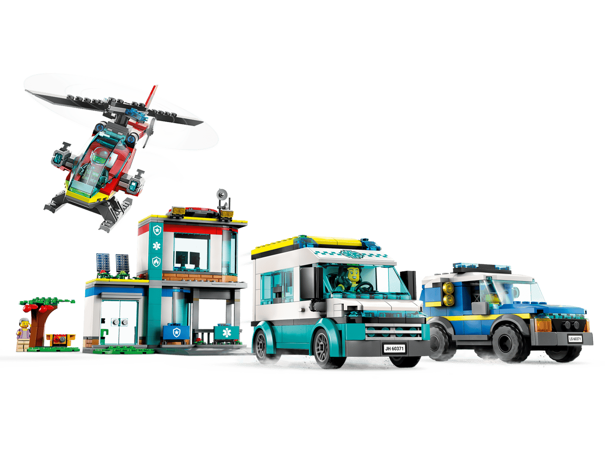 LEGO City Hoofdkwartier van hulpdienstvoertuigen - 60371