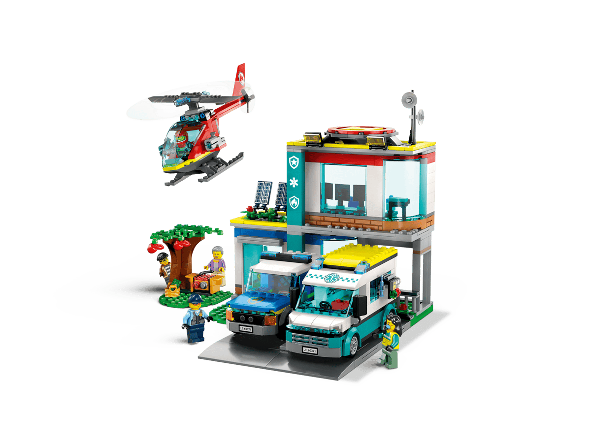 LEGO City Hoofdkwartier van hulpdienstvoertuigen - 60371