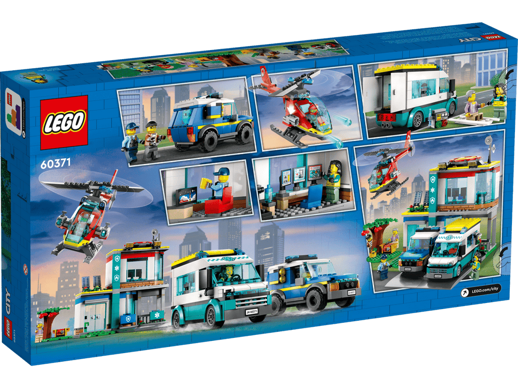 LEGO City Hoofdkwartier van hulpdienstvoertuigen - 60371