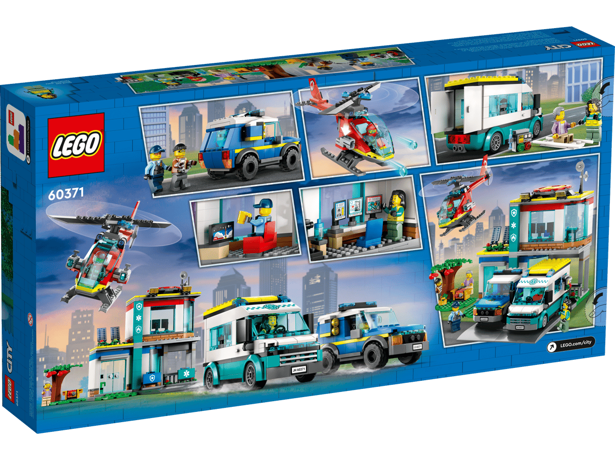 LEGO City Hoofdkwartier van hulpdienstvoertuigen - 60371