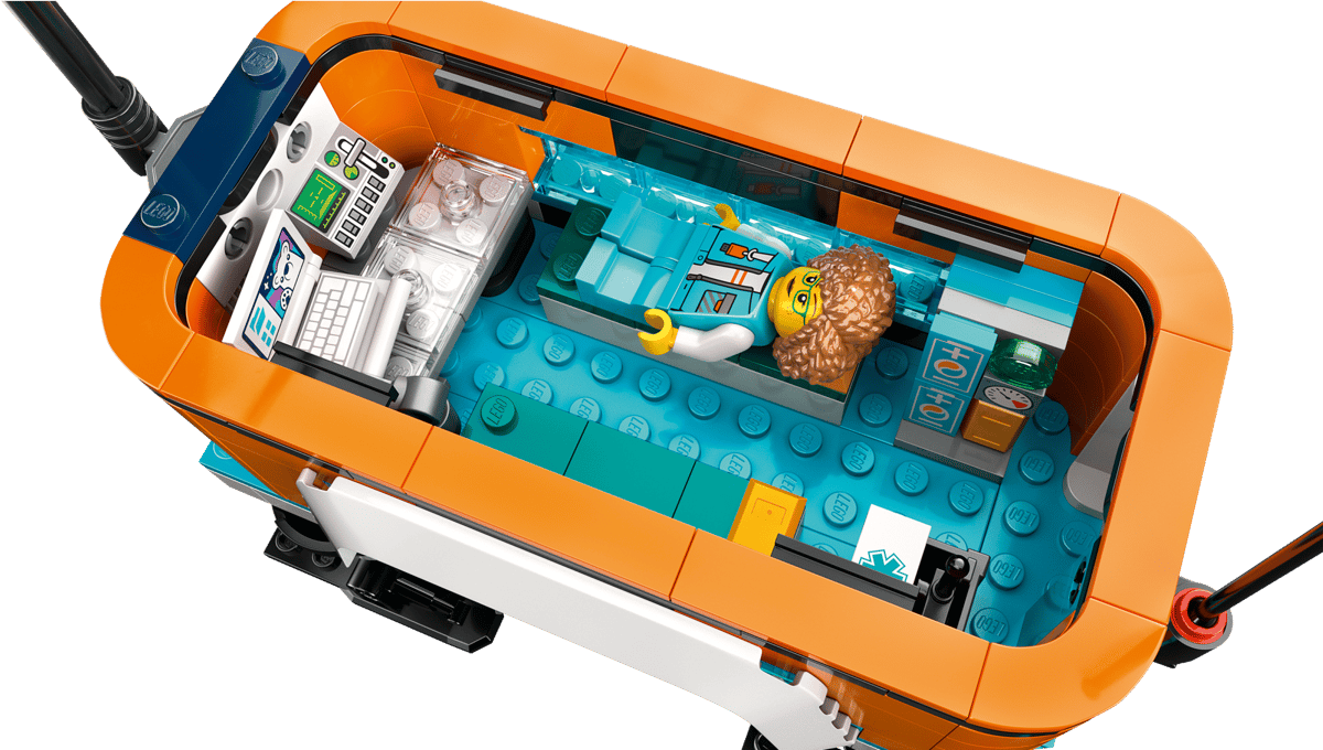 LEGO Truck en mobiel laboratorium voor poolonderzoek - 60378