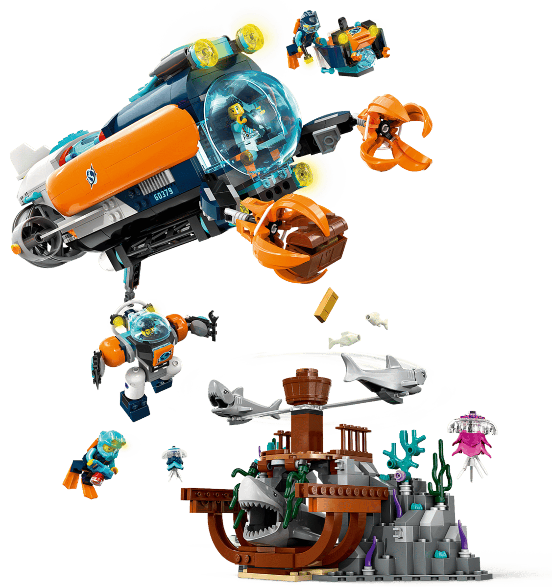 LEGO City Duikboot voor Diepzeeonderzoek - 60379