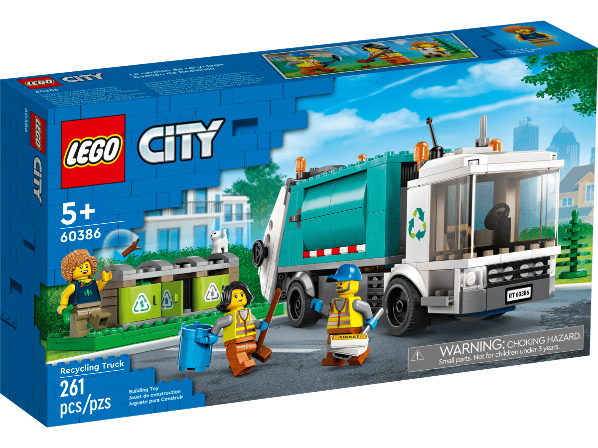 LEGO City Recycle vrachtwagen - 60386