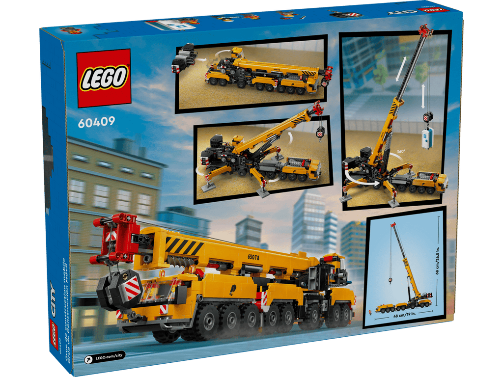 LEGO City Gele mobiele bouwkraan - 60409
