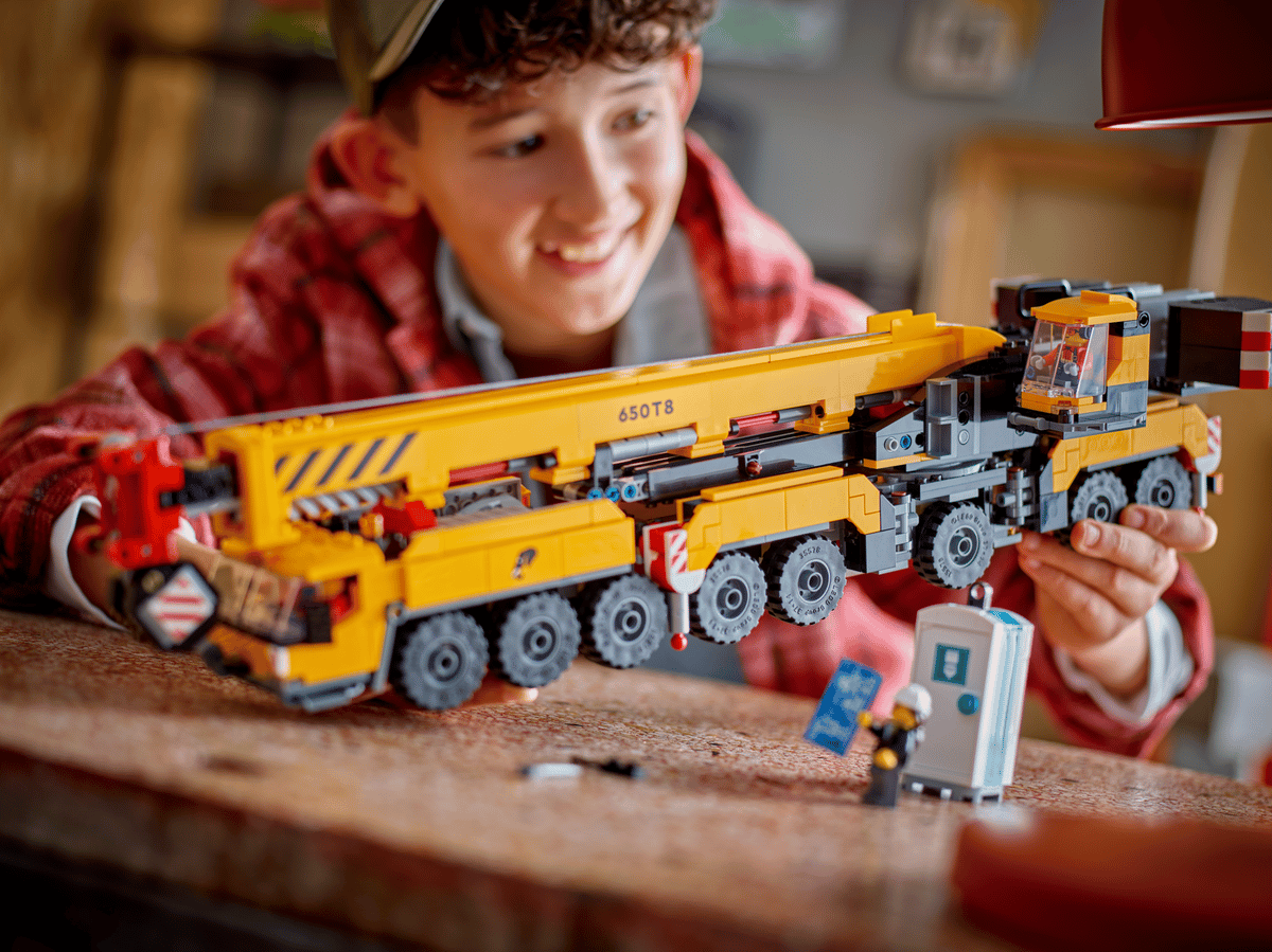 LEGO City Gele mobiele bouwkraan - 60409