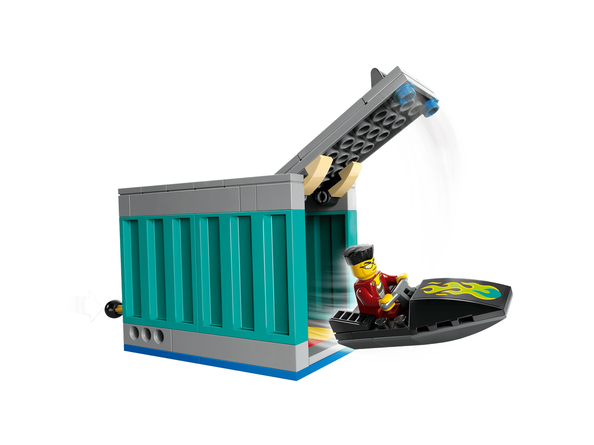 LEGO City - Politiespeedboot en boevenschuilplaats - 60417