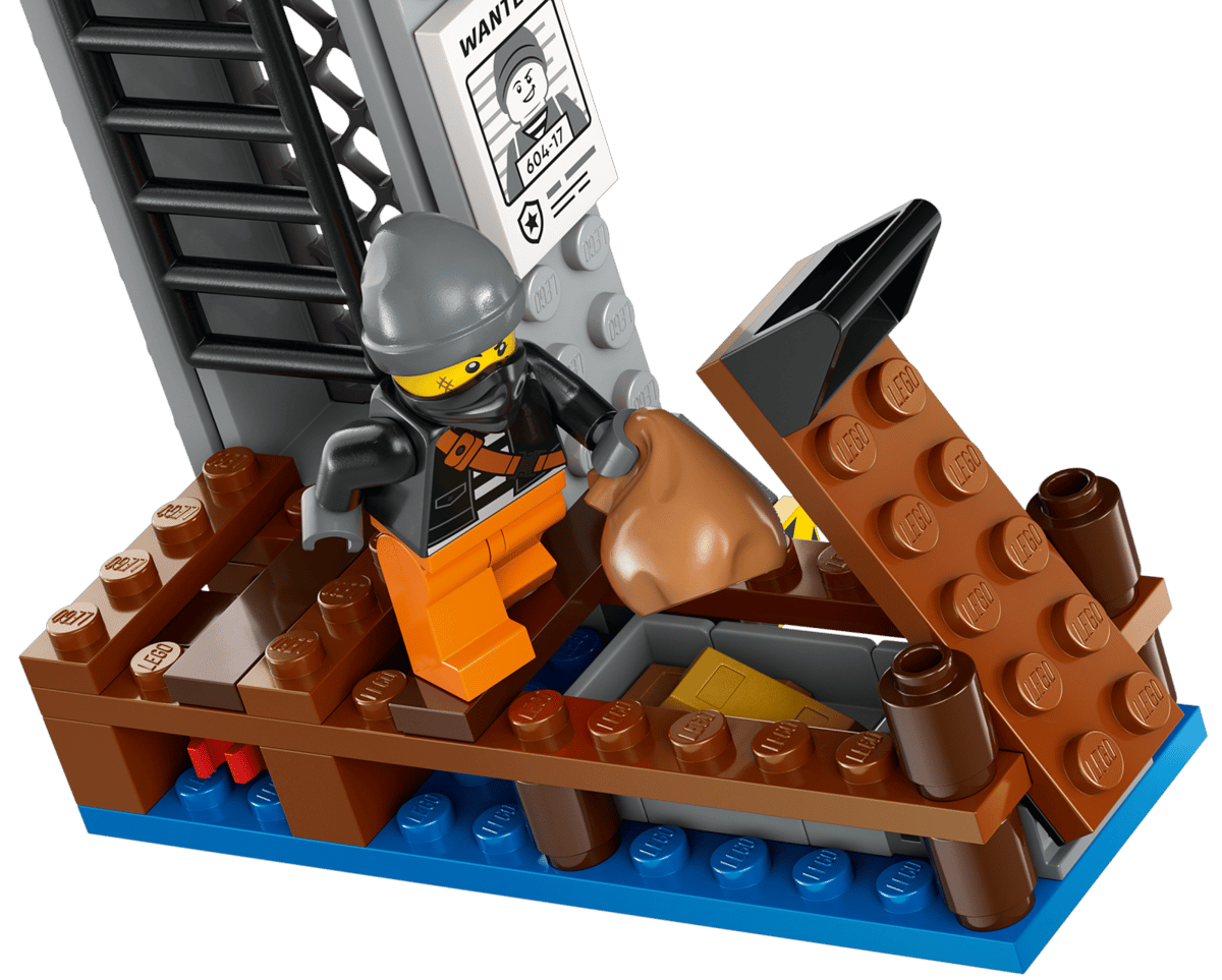 LEGO City - Politiespeedboot en boevenschuilplaats - 60417
