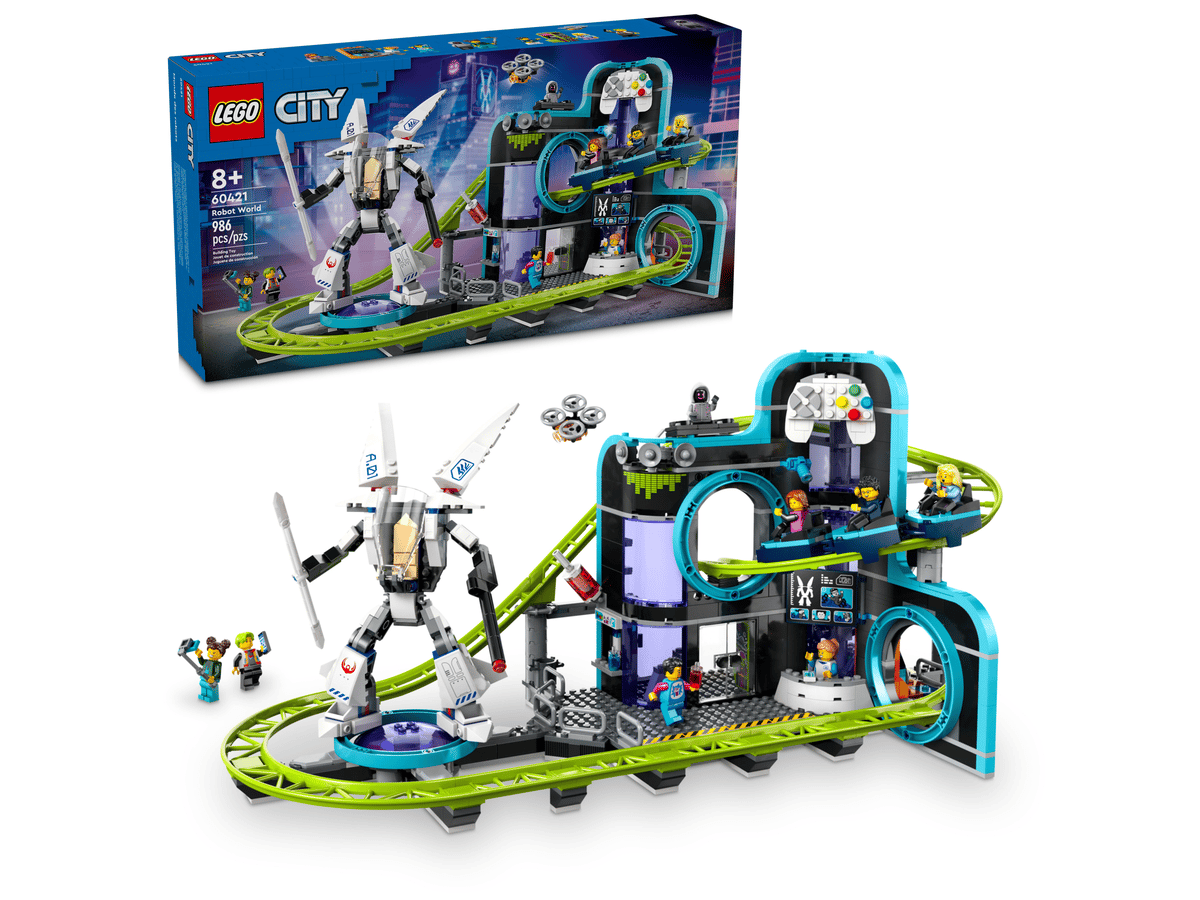 LEGO City Achtbaan in Robotwereld - 60421