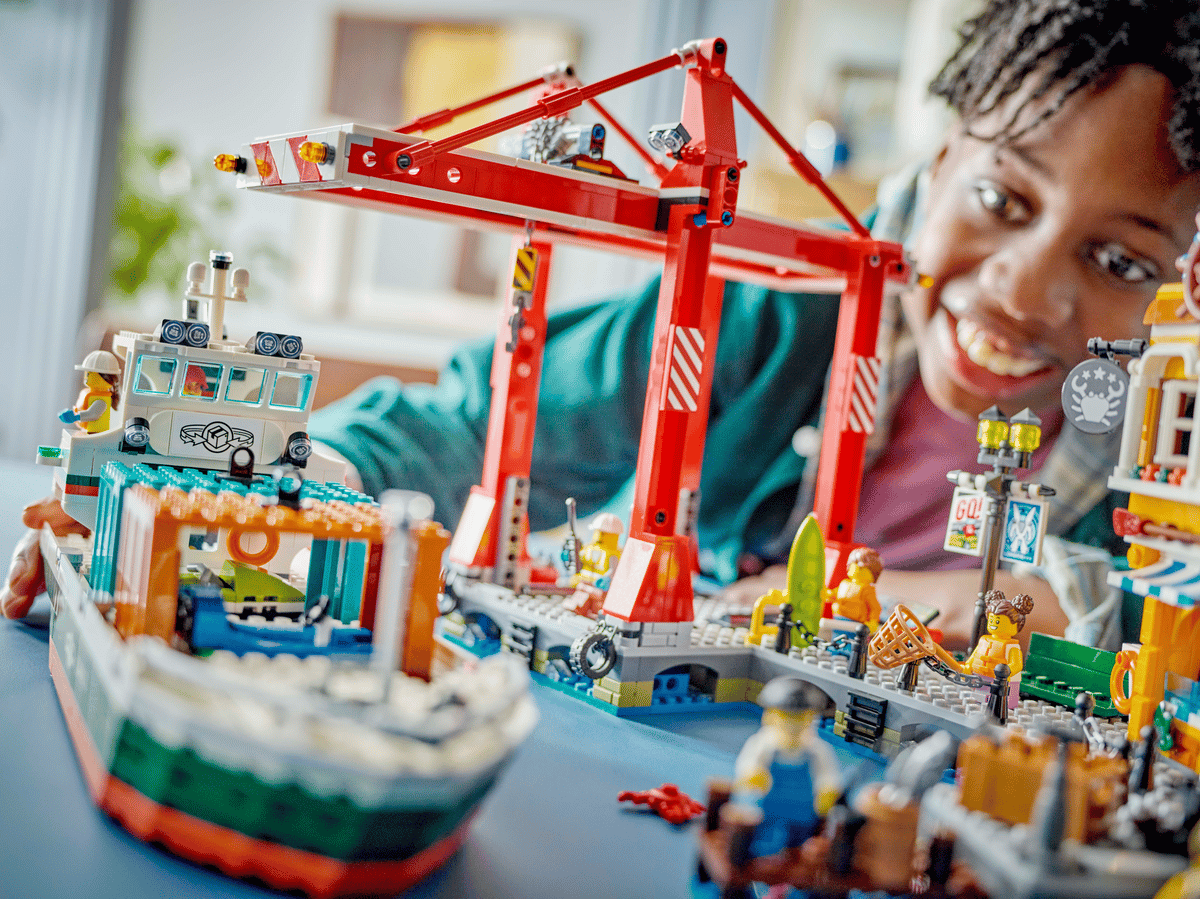 LEGO City Haven met vrachtschip speelgoed - 60422