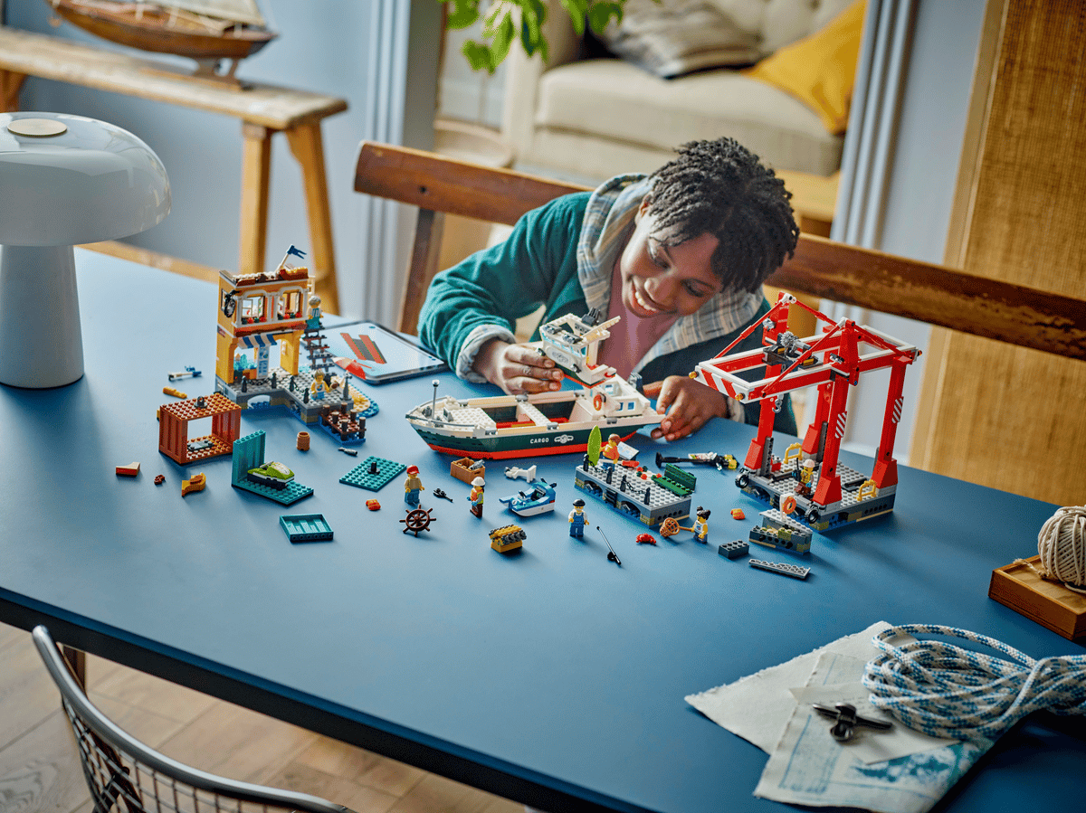 LEGO City Haven met vrachtschip speelgoed - 60422