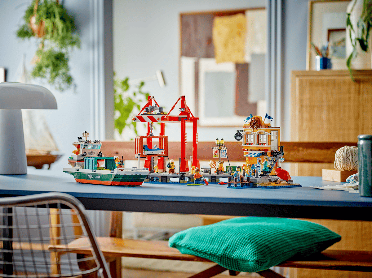 LEGO City Haven met vrachtschip speelgoed - 60422