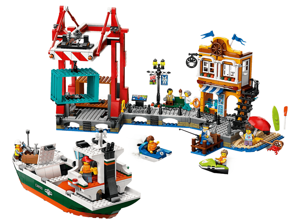 LEGO City Haven met vrachtschip speelgoed - 60422