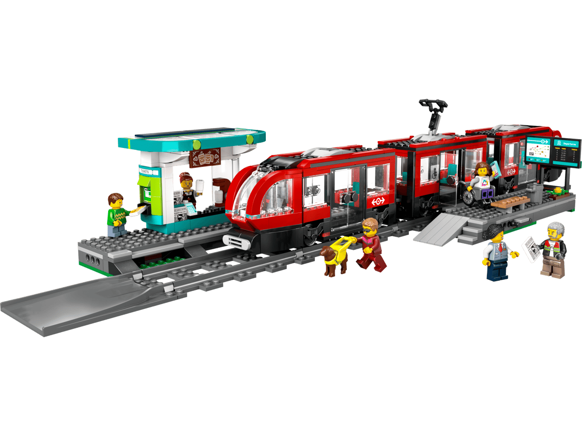LEGO City Stadstram en station - 60423