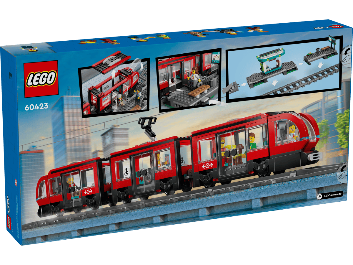 LEGO City Stadstram en station - 60423
