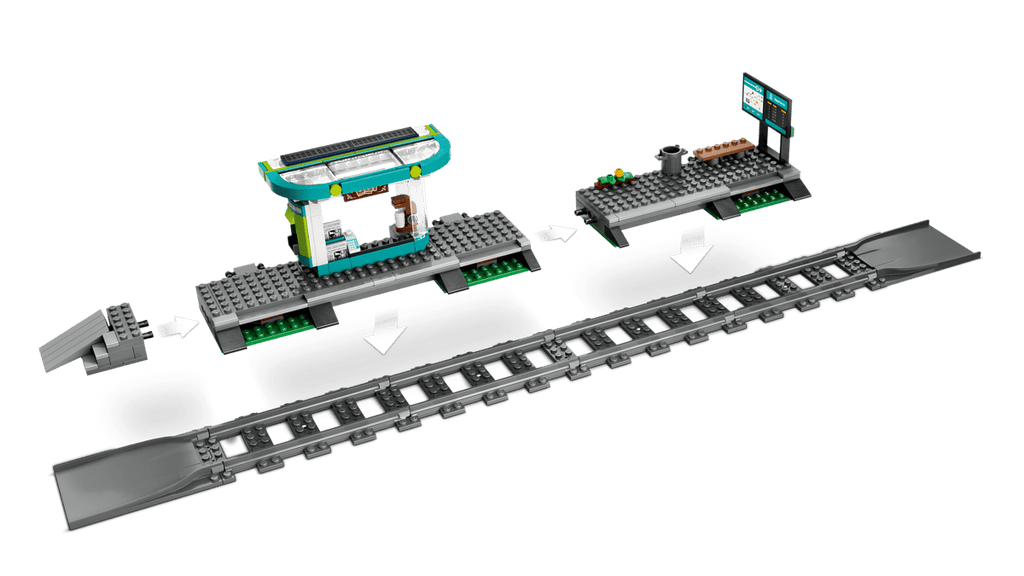 LEGO City Stadstram en station - 60423