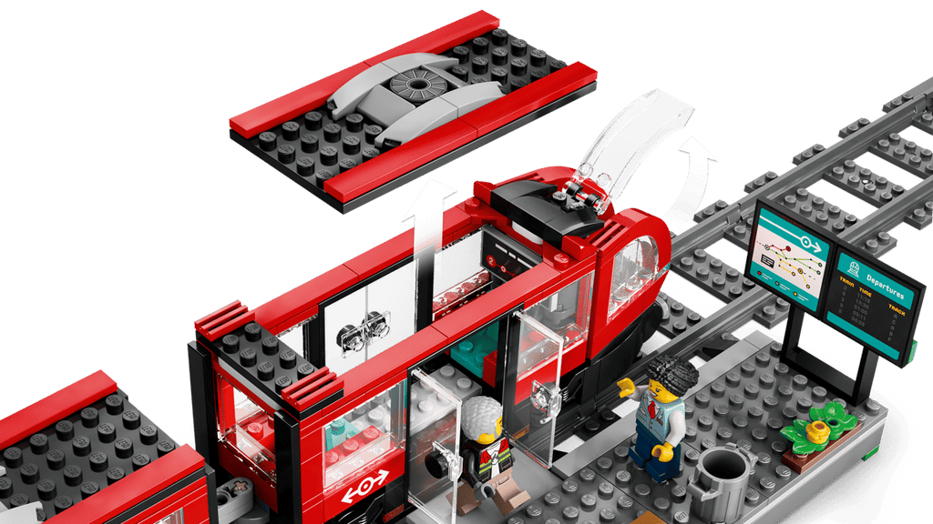 LEGO City Stadstram en station - 60423