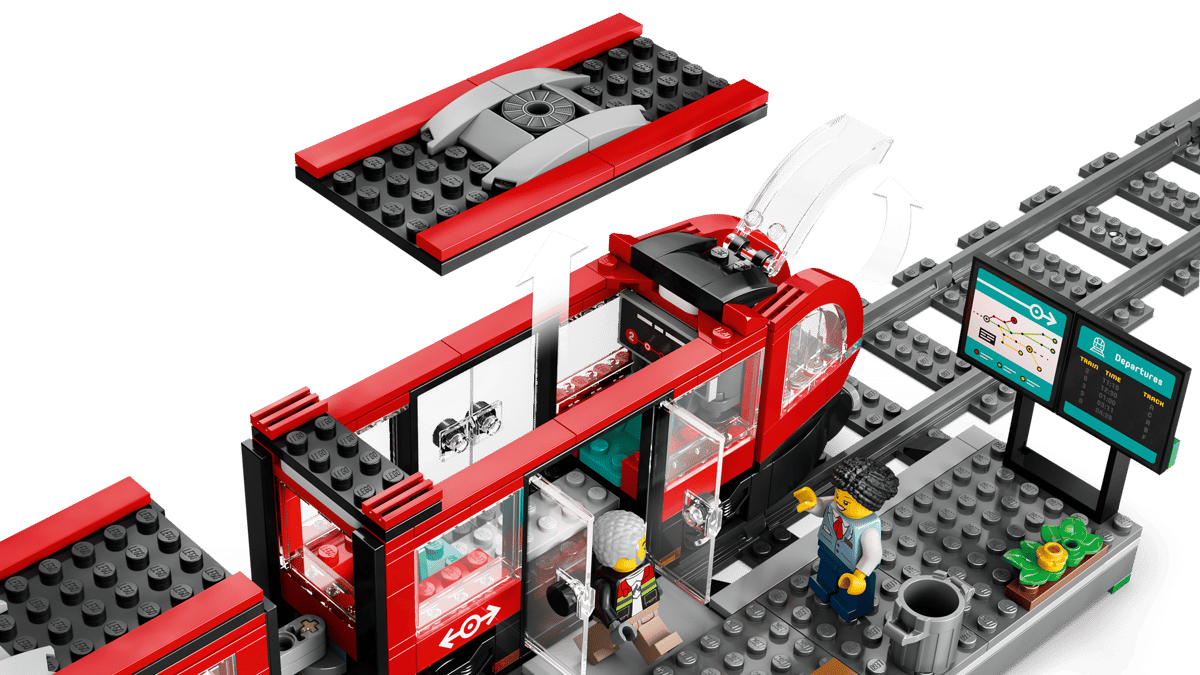 LEGO City Stadstram en station - 60423