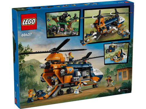 LEGO City Jungleonderzoekers: helikopter bij de basis - 60437