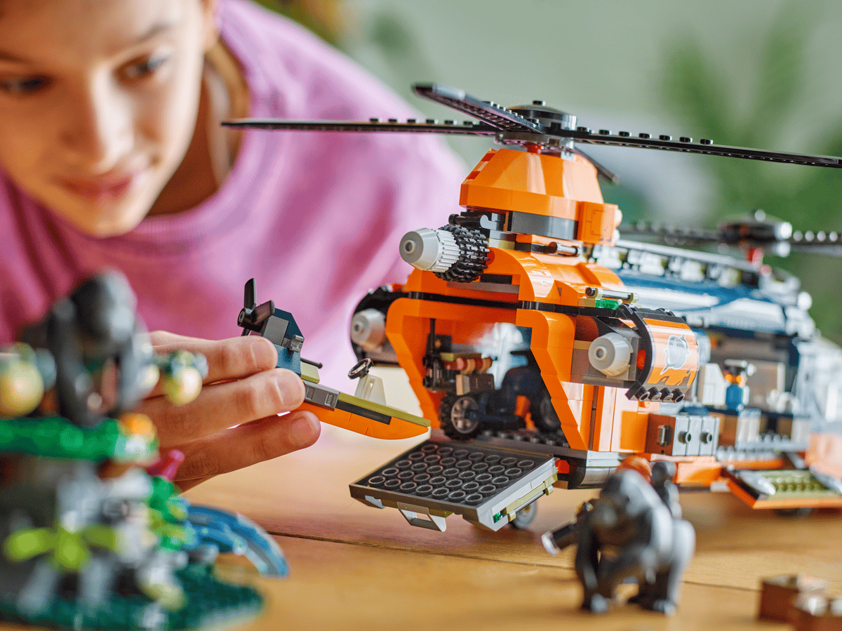 LEGO City Jungleonderzoekers: helikopter bij de basis - 60437