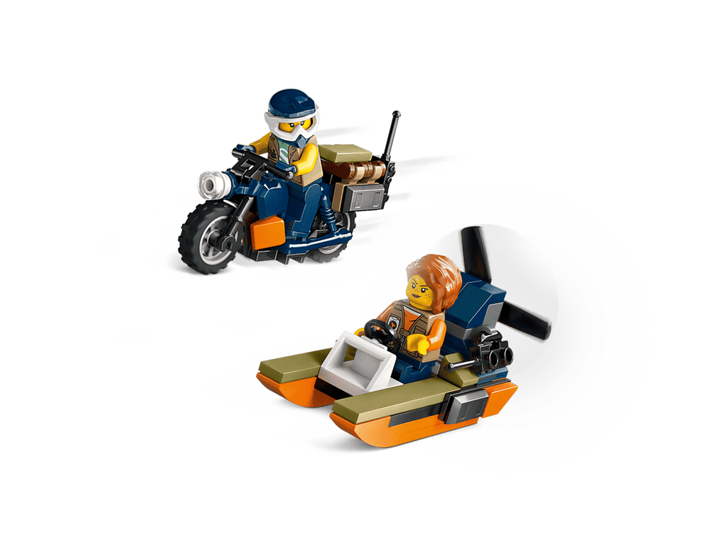 LEGO City Jungleonderzoekers: helikopter bij de basis - 60437