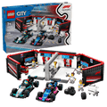 LEGO City F1 garage met Mercedes-AMG en Alpine auto's - 60444
