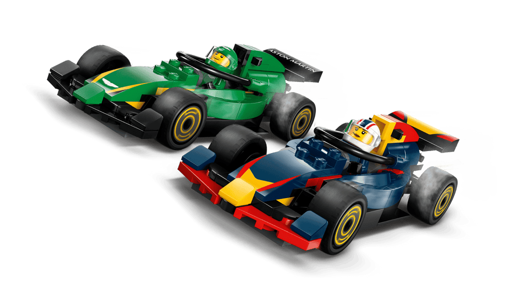 LEGO City F1 truck met RB20 en AMR24 F1® auto's - 60445