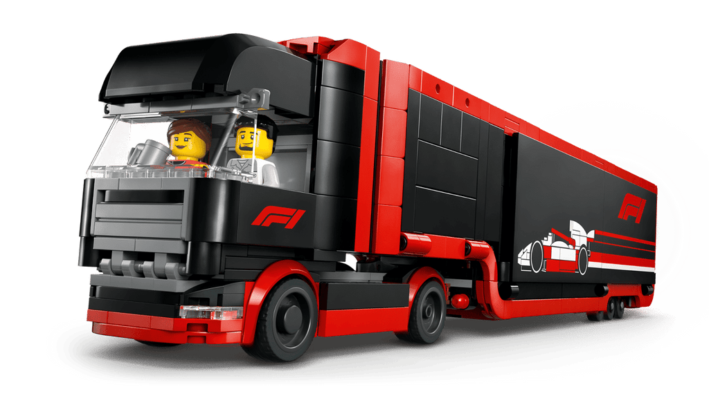 LEGO City F1 truck met RB20 en AMR24 F1® auto's - 60445