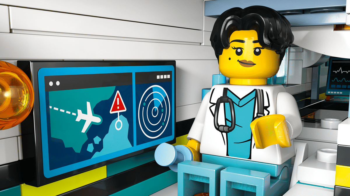 LEGO City Ambulancevliegtuig - 60465