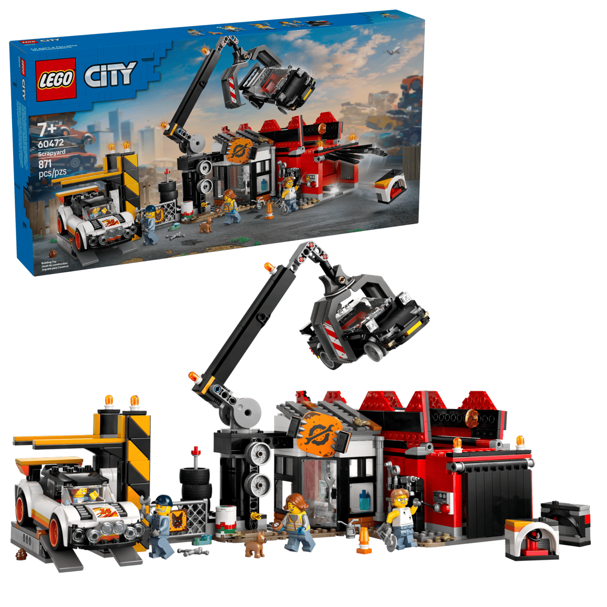 LEGO City Schroothoop met auto's - 60472