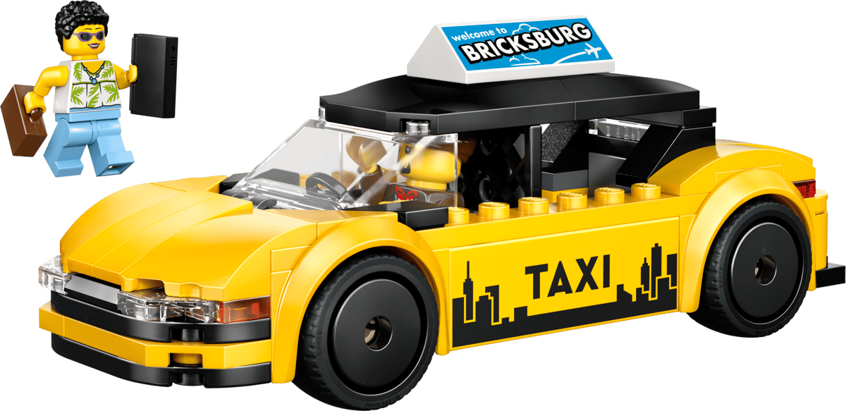LEGO City Gele taxi - 60487