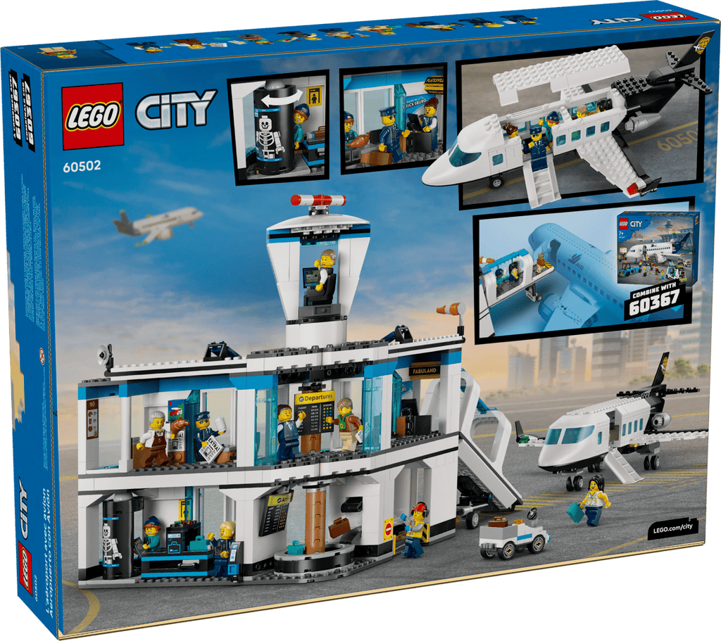 LEGO City Luchthaven met Vliegtuig - 60502