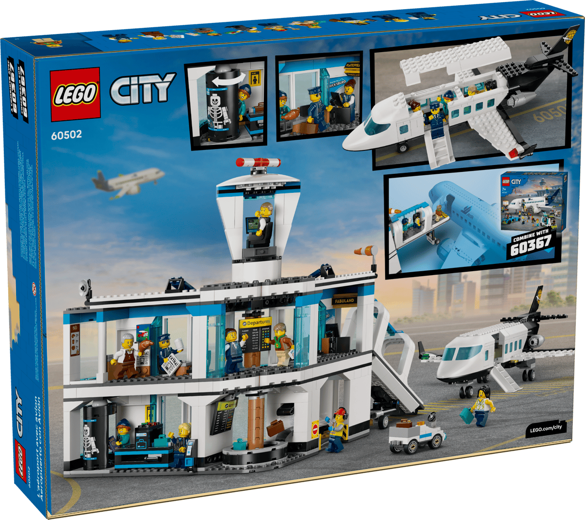 LEGO City Luchthaven met Vliegtuig - 60502